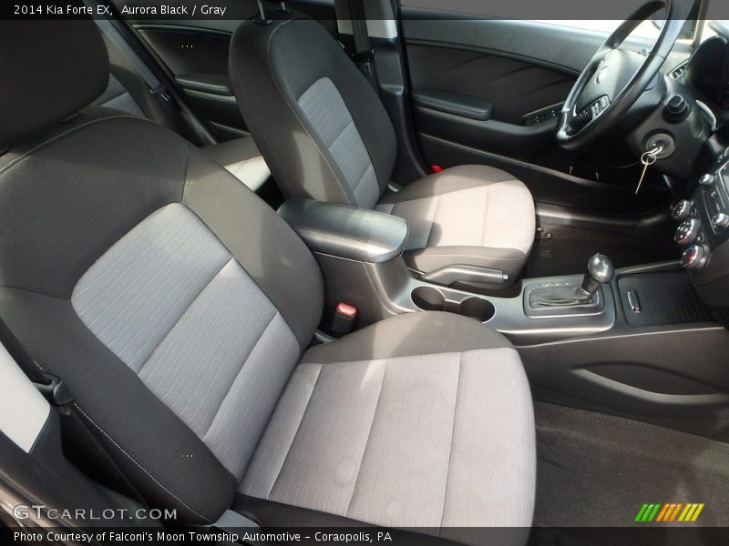 Aurora Black / Gray 2014 Kia Forte EX