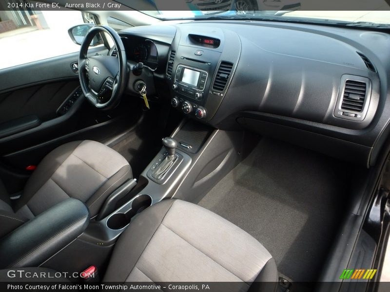 Aurora Black / Gray 2014 Kia Forte EX