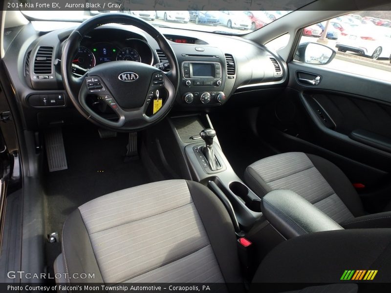 Aurora Black / Gray 2014 Kia Forte EX