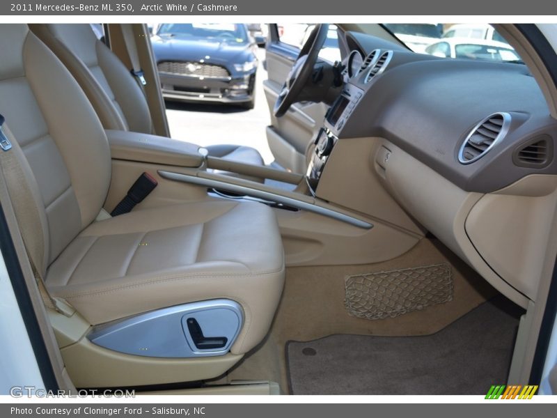 Arctic White / Cashmere 2011 Mercedes-Benz ML 350