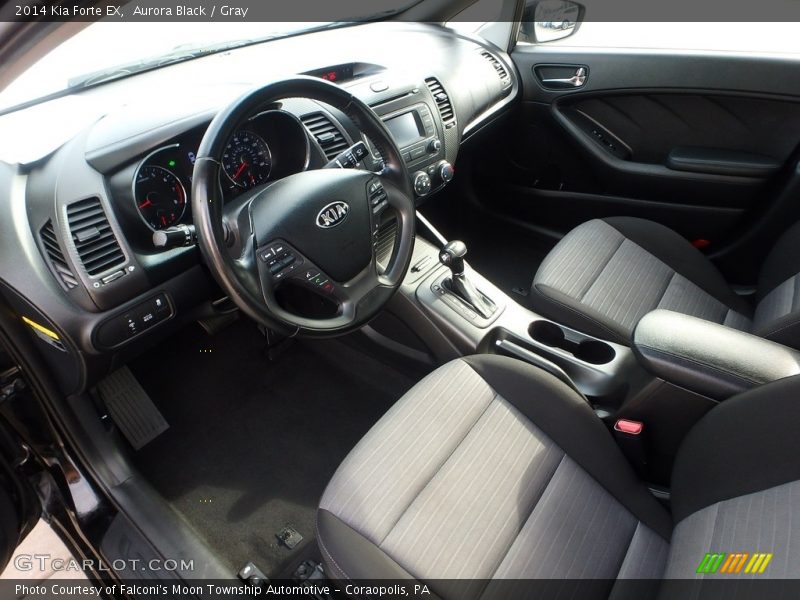 Aurora Black / Gray 2014 Kia Forte EX