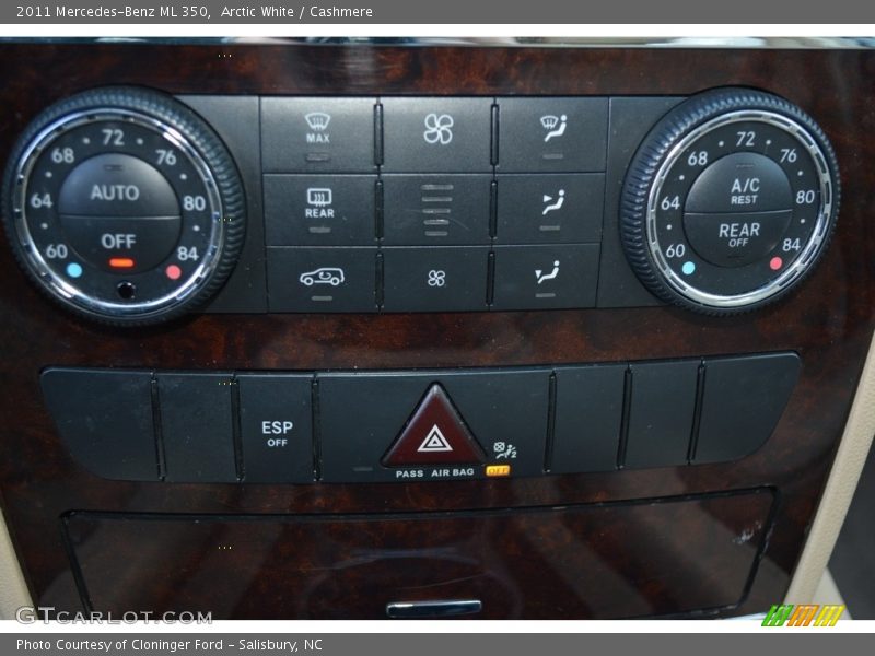 Arctic White / Cashmere 2011 Mercedes-Benz ML 350