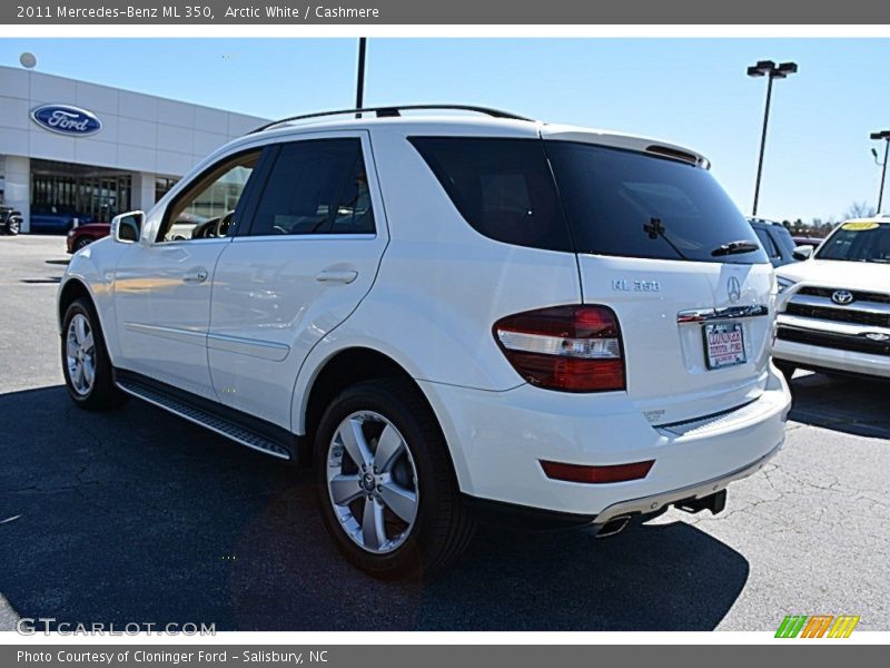 Arctic White / Cashmere 2011 Mercedes-Benz ML 350