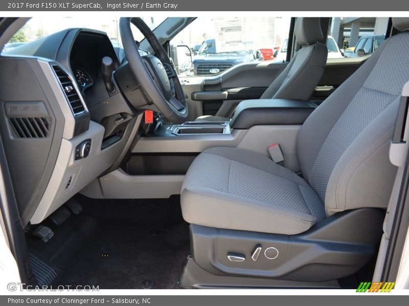 Ingot Silver / Earth Gray 2017 Ford F150 XLT SuperCab
