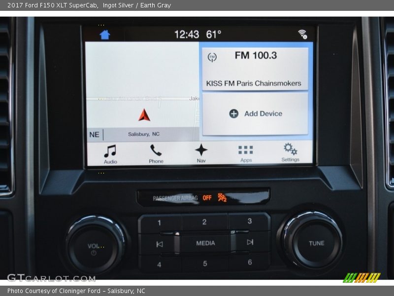 Ingot Silver / Earth Gray 2017 Ford F150 XLT SuperCab