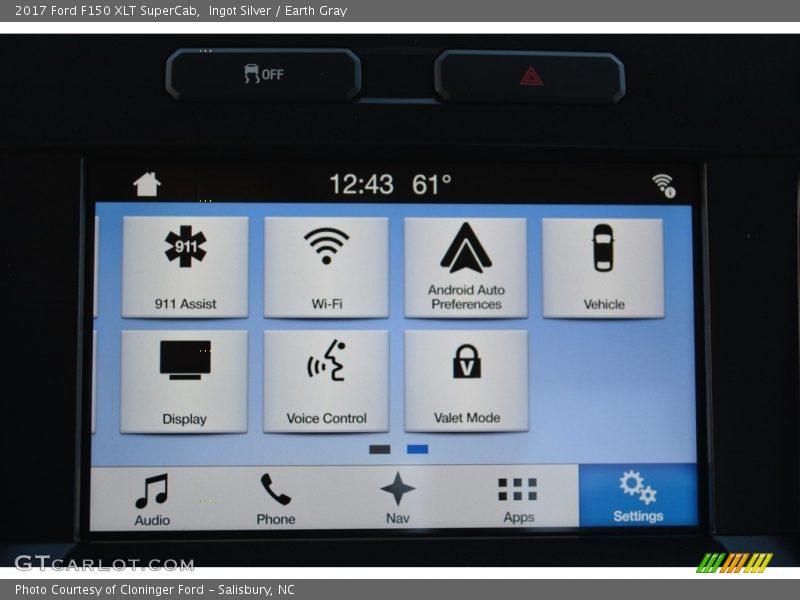 Ingot Silver / Earth Gray 2017 Ford F150 XLT SuperCab