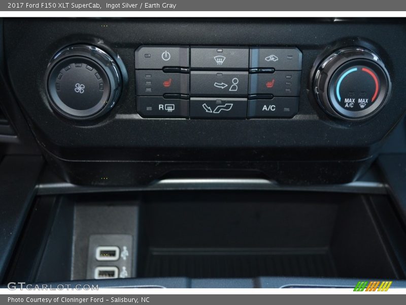 Ingot Silver / Earth Gray 2017 Ford F150 XLT SuperCab