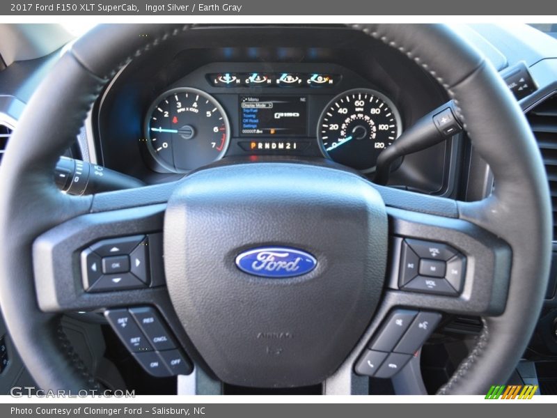 Ingot Silver / Earth Gray 2017 Ford F150 XLT SuperCab
