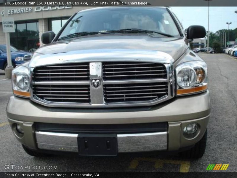 Light Khaki Metallic / Khaki Beige 2006 Dodge Ram 1500 Laramie Quad Cab 4x4