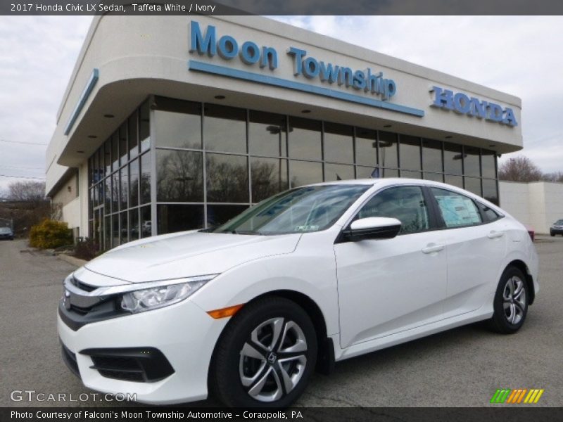 Taffeta White / Ivory 2017 Honda Civic LX Sedan