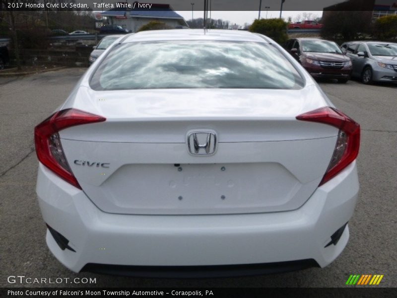 Taffeta White / Ivory 2017 Honda Civic LX Sedan