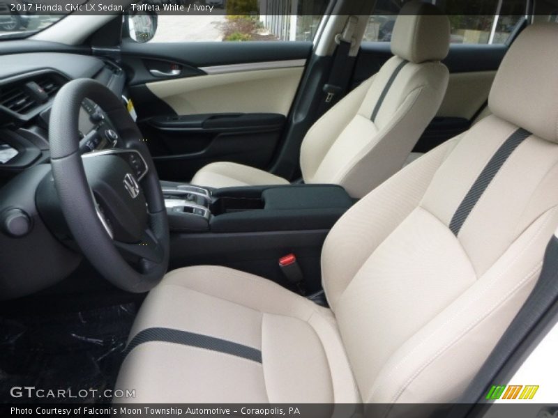 Taffeta White / Ivory 2017 Honda Civic LX Sedan