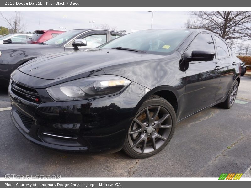 Pitch Black / Black 2016 Dodge Dart SE
