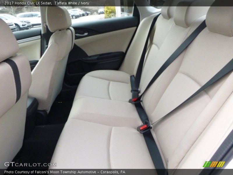 Taffeta White / Ivory 2017 Honda Civic LX Sedan