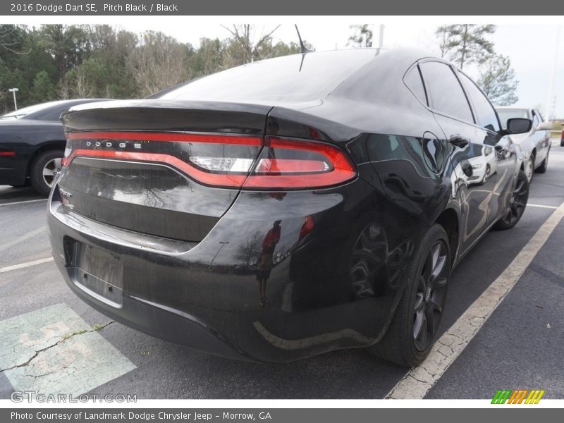 Pitch Black / Black 2016 Dodge Dart SE