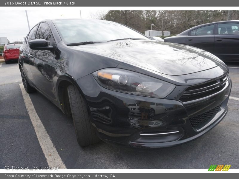 Pitch Black / Black 2016 Dodge Dart SE