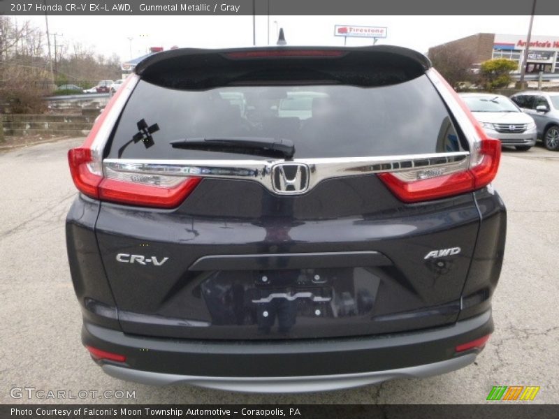 Gunmetal Metallic / Gray 2017 Honda CR-V EX-L AWD