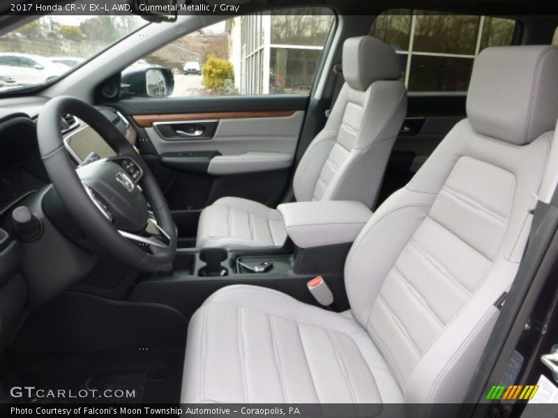 Gunmetal Metallic / Gray 2017 Honda CR-V EX-L AWD