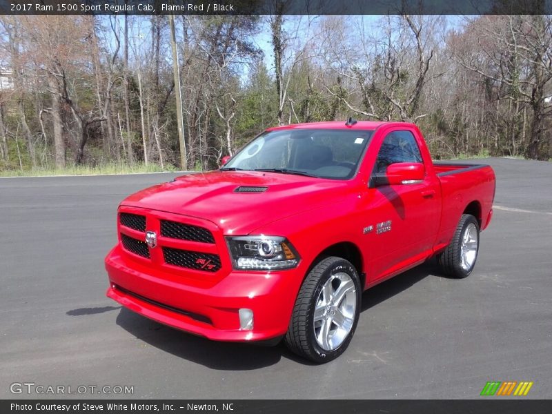 Flame Red / Black 2017 Ram 1500 Sport Regular Cab