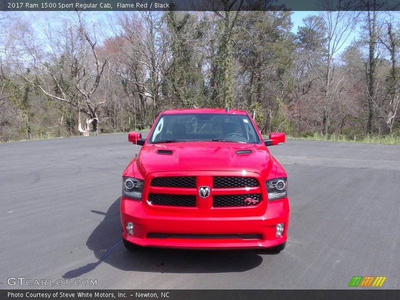 Flame Red / Black 2017 Ram 1500 Sport Regular Cab