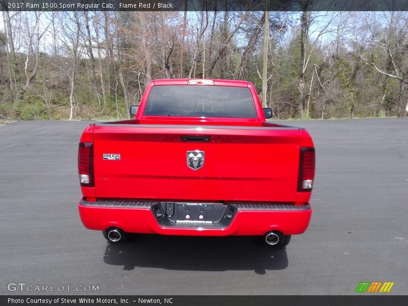 Flame Red / Black 2017 Ram 1500 Sport Regular Cab