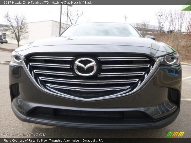Machine Gray Metallic / Black 2017 Mazda CX-9 Touring AWD