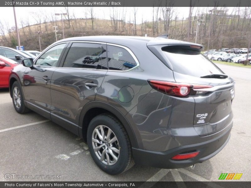 Machine Gray Metallic / Black 2017 Mazda CX-9 Touring AWD