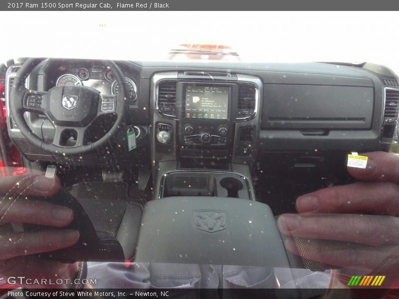 Flame Red / Black 2017 Ram 1500 Sport Regular Cab