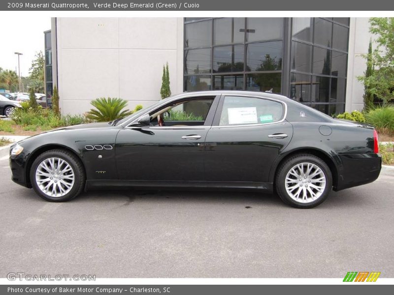 Verde Deep Emerald (Green) / Cuoio 2009 Maserati Quattroporte