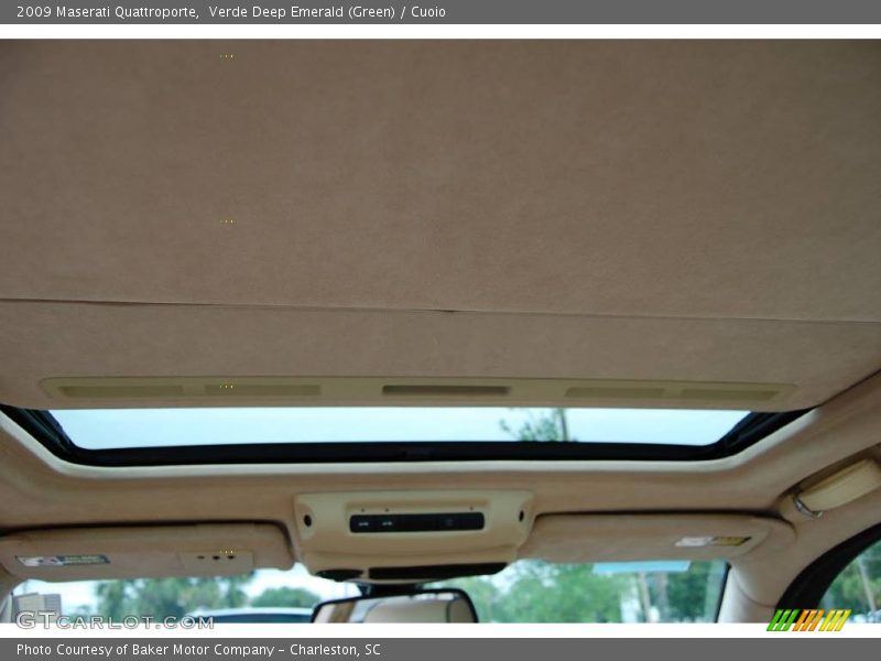 Verde Deep Emerald (Green) / Cuoio 2009 Maserati Quattroporte
