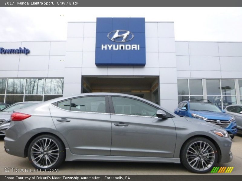 Gray / Black 2017 Hyundai Elantra Sport