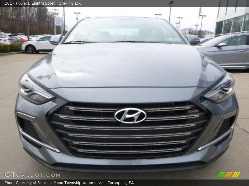 Gray / Black 2017 Hyundai Elantra Sport