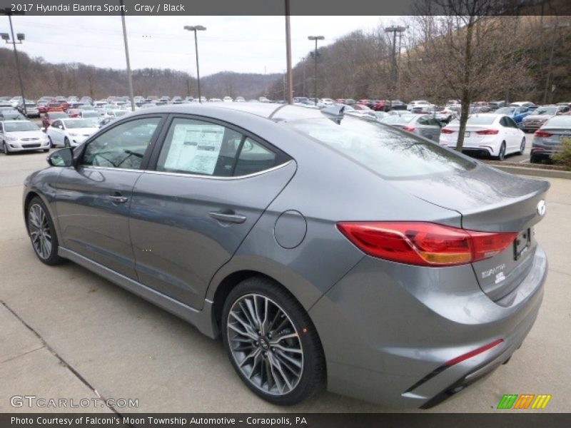 Gray / Black 2017 Hyundai Elantra Sport