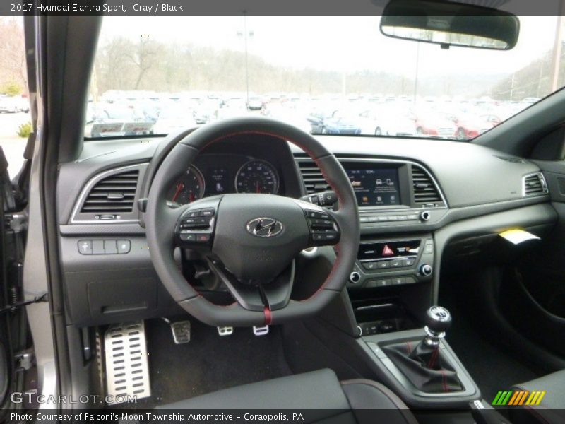  2017 Elantra Sport Black Interior