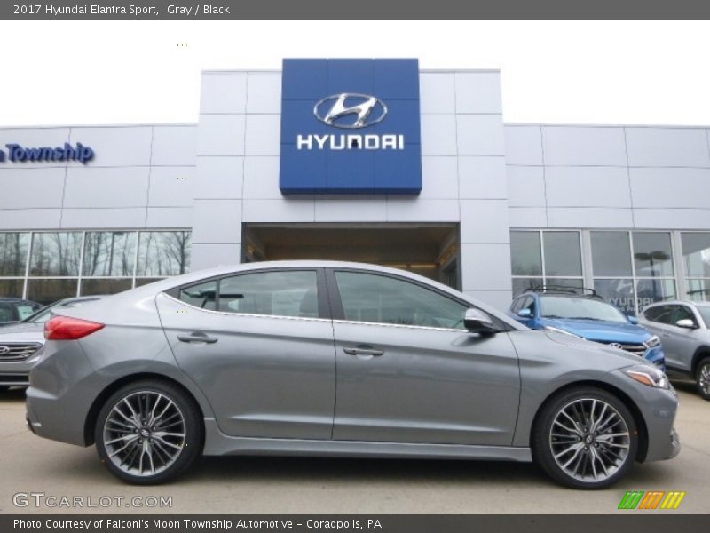 Gray / Black 2017 Hyundai Elantra Sport