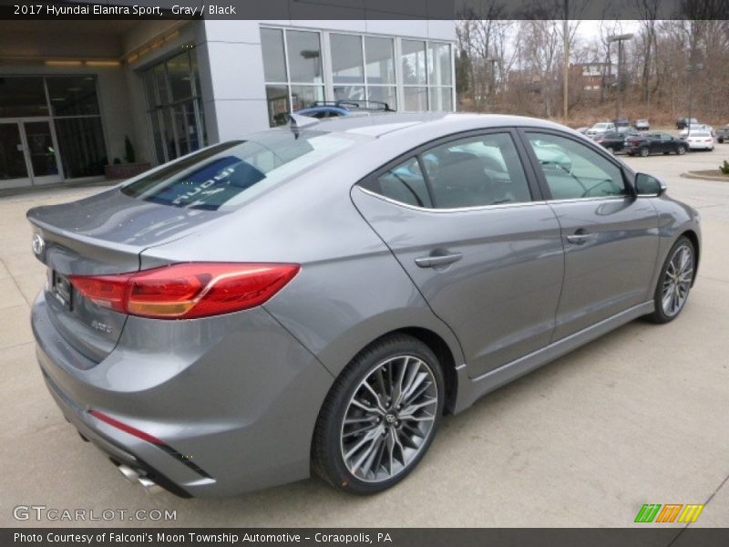 Gray / Black 2017 Hyundai Elantra Sport