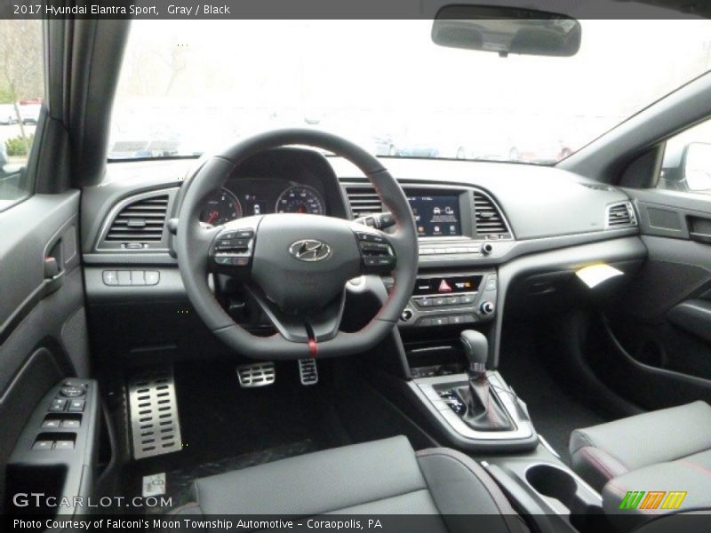  2017 Elantra Sport Black Interior