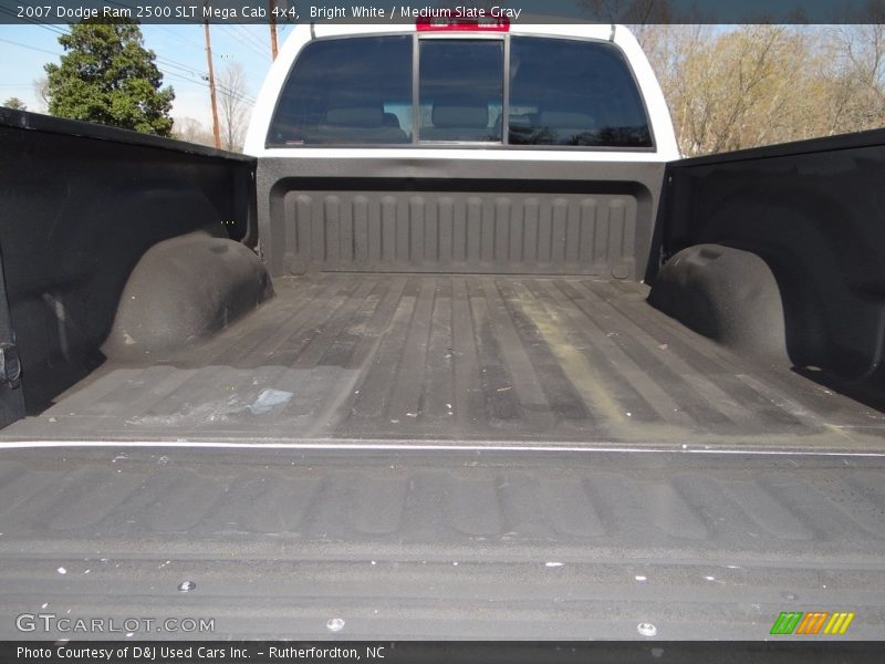 Bright White / Medium Slate Gray 2007 Dodge Ram 2500 SLT Mega Cab 4x4