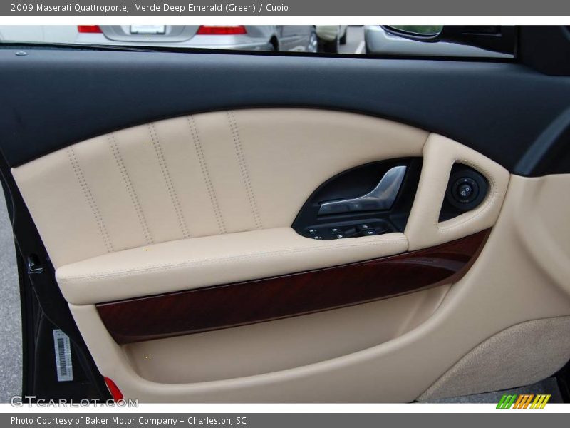 Verde Deep Emerald (Green) / Cuoio 2009 Maserati Quattroporte