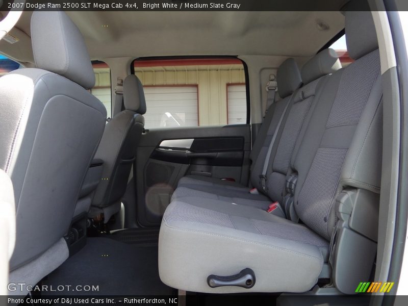 Bright White / Medium Slate Gray 2007 Dodge Ram 2500 SLT Mega Cab 4x4