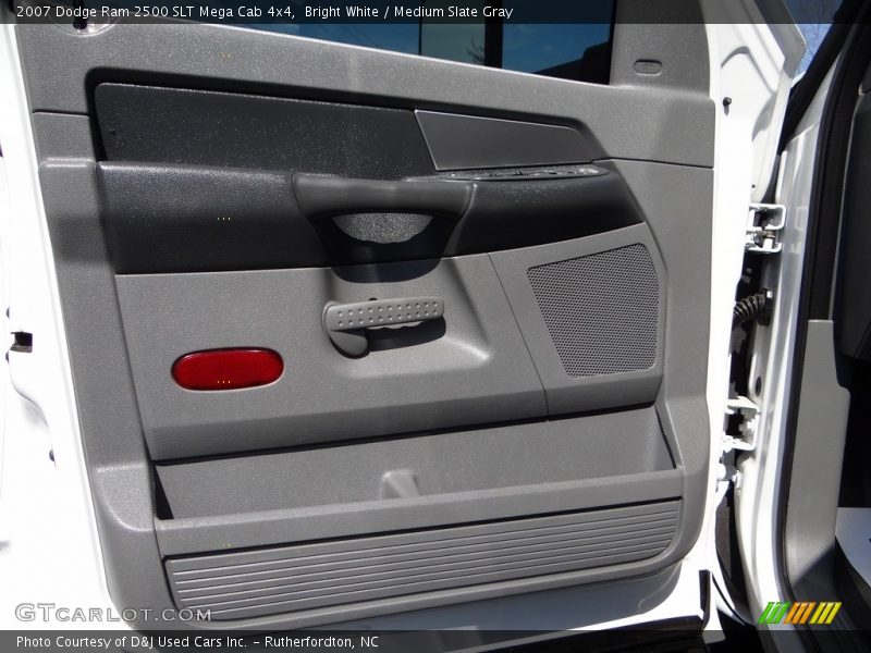 Bright White / Medium Slate Gray 2007 Dodge Ram 2500 SLT Mega Cab 4x4