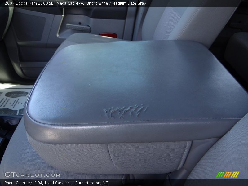Bright White / Medium Slate Gray 2007 Dodge Ram 2500 SLT Mega Cab 4x4