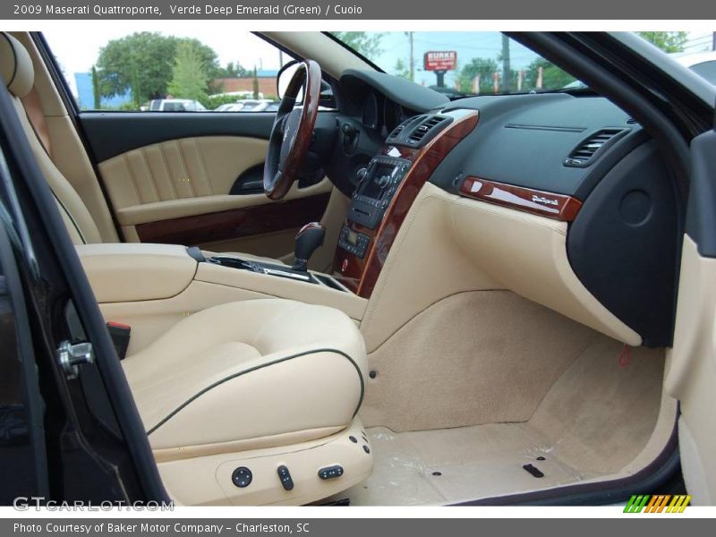 Verde Deep Emerald (Green) / Cuoio 2009 Maserati Quattroporte