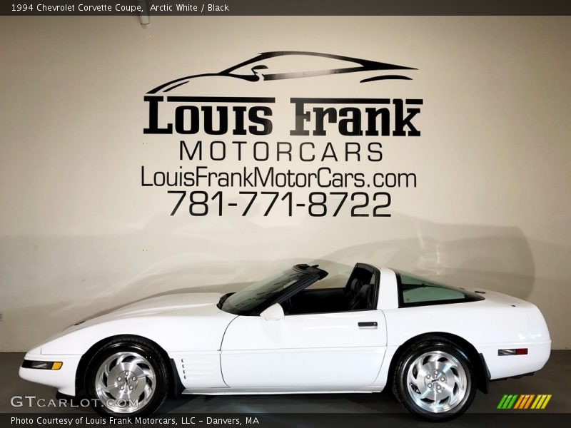 Arctic White / Black 1994 Chevrolet Corvette Coupe