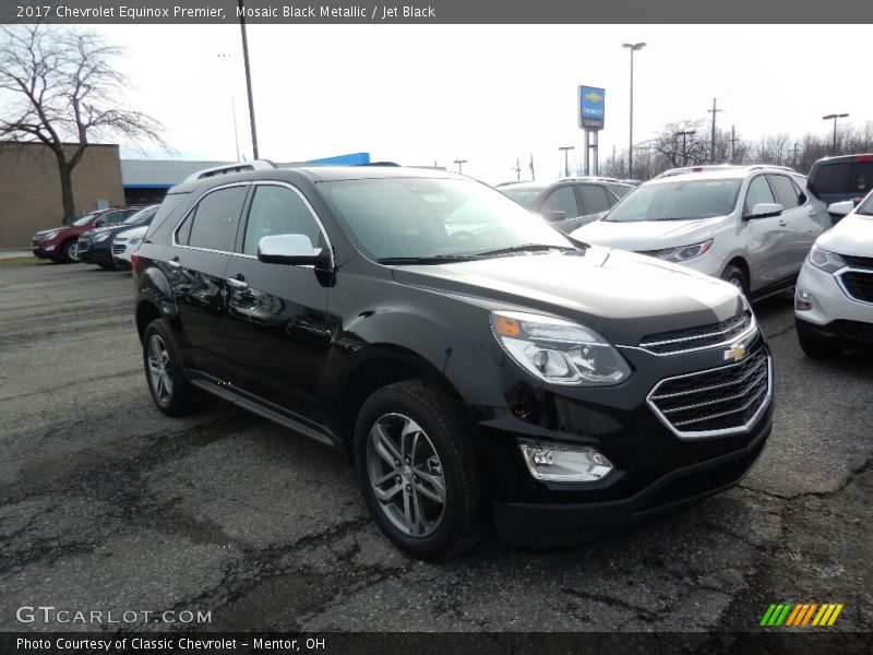 Mosaic Black Metallic / Jet Black 2017 Chevrolet Equinox Premier