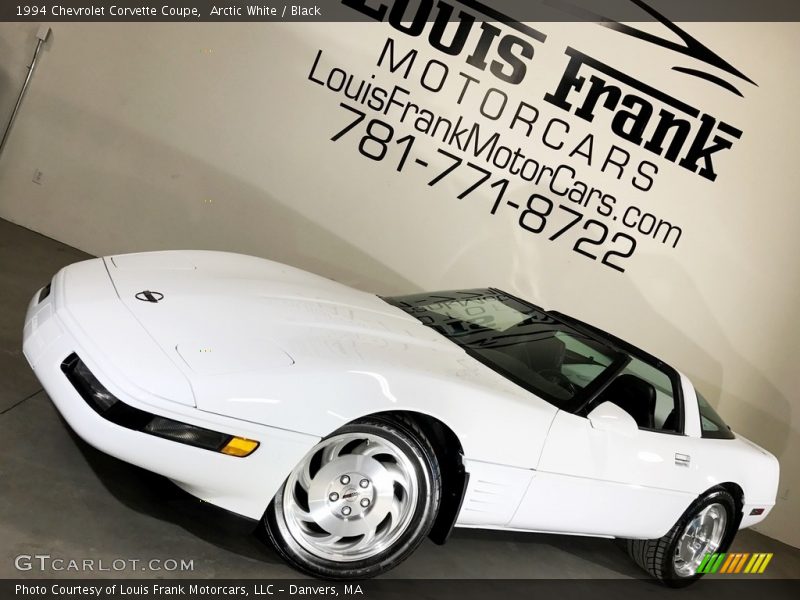 Arctic White / Black 1994 Chevrolet Corvette Coupe