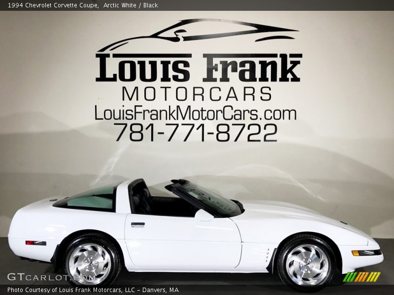 Arctic White / Black 1994 Chevrolet Corvette Coupe