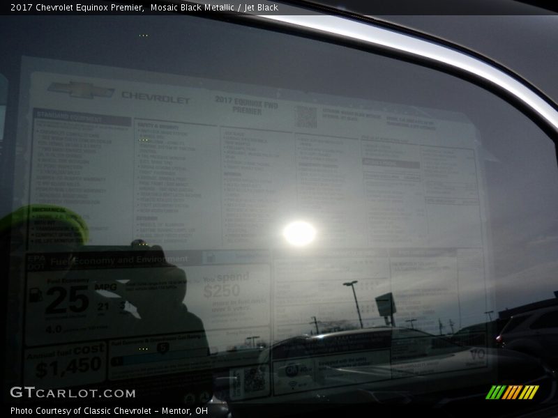 Mosaic Black Metallic / Jet Black 2017 Chevrolet Equinox Premier