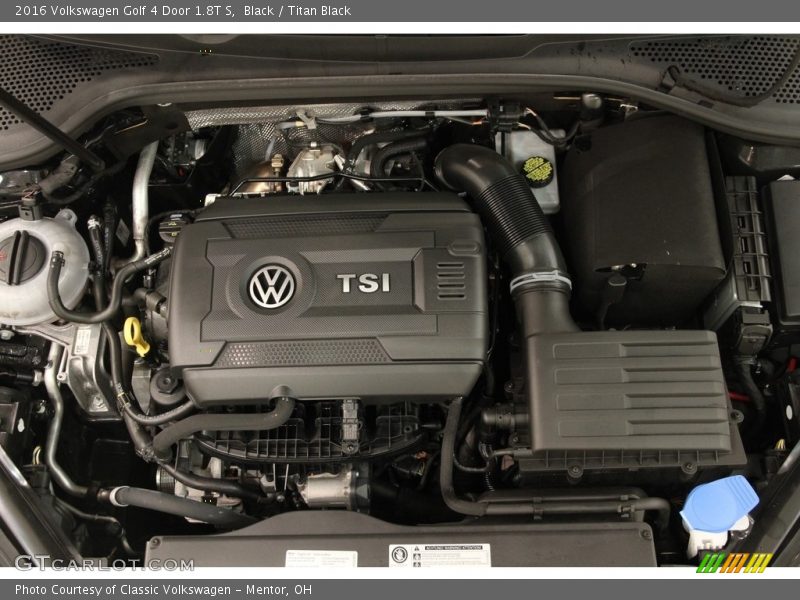  2016 Golf 4 Door 1.8T S Engine - 1.8 Liter Turbocharged TSI DOHC 16-Valve 4 Cylinder