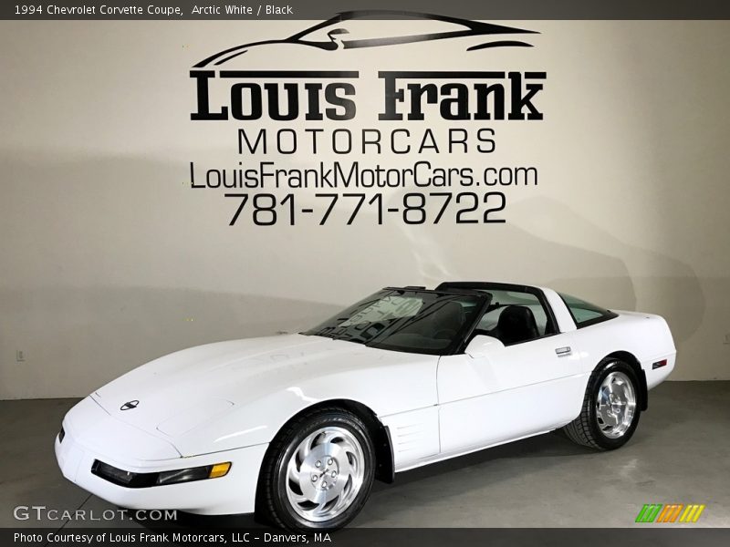 Arctic White / Black 1994 Chevrolet Corvette Coupe